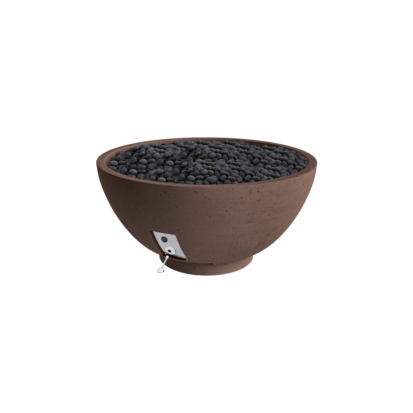 Firegear Sanctuary 3 GFRC fire bowl in Chocolate | Outdoor Heat Direct