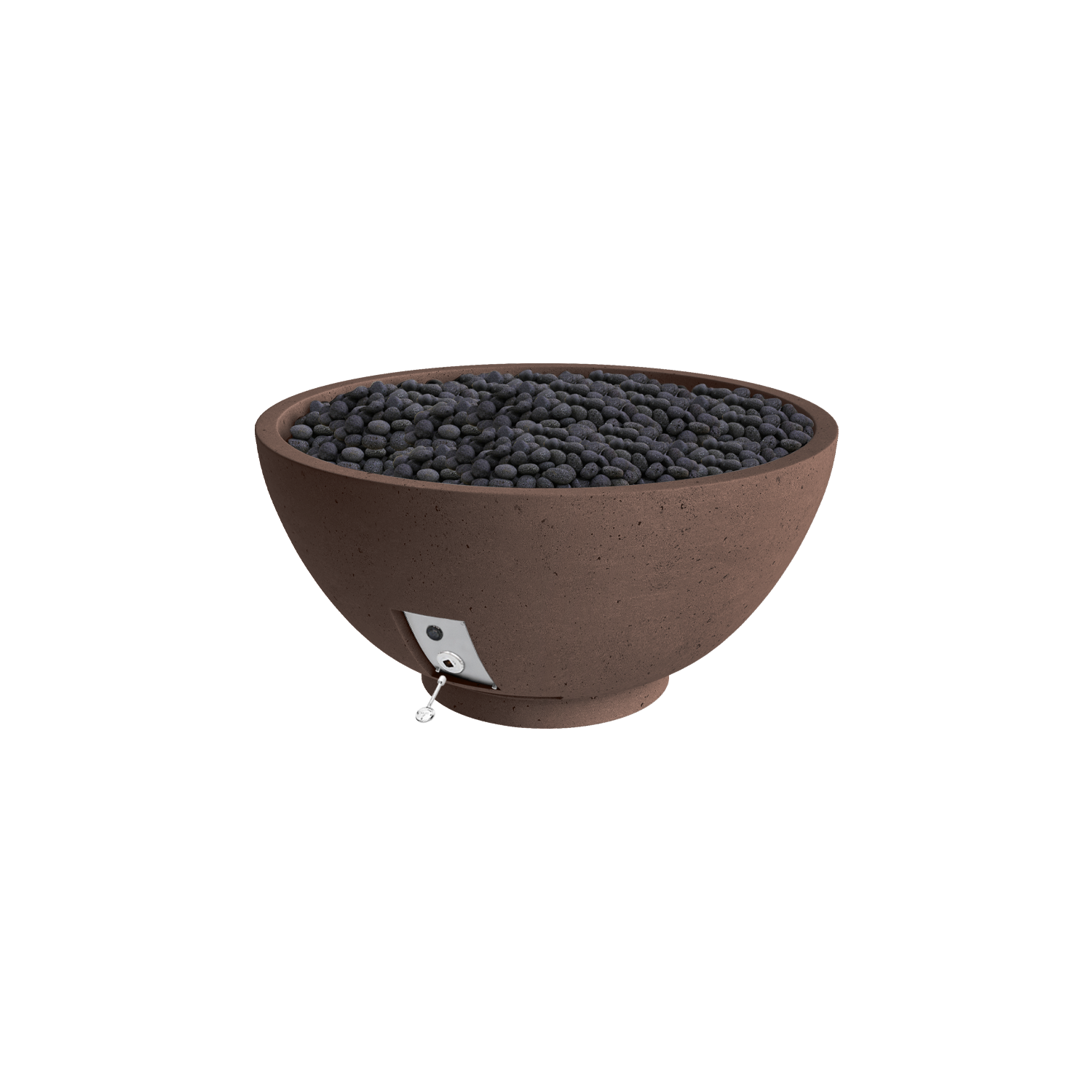 Firegear Sanctuary 3 GFRC fire bowl in Chocolate | Outdoor Heat Direct
