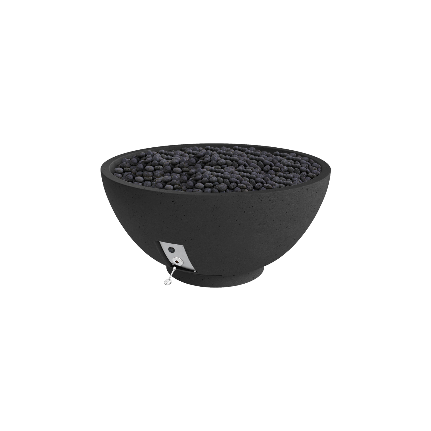 Firegear Sanctuary 3 GFRC fire bowl in Raven | Outdoor Heat Direct