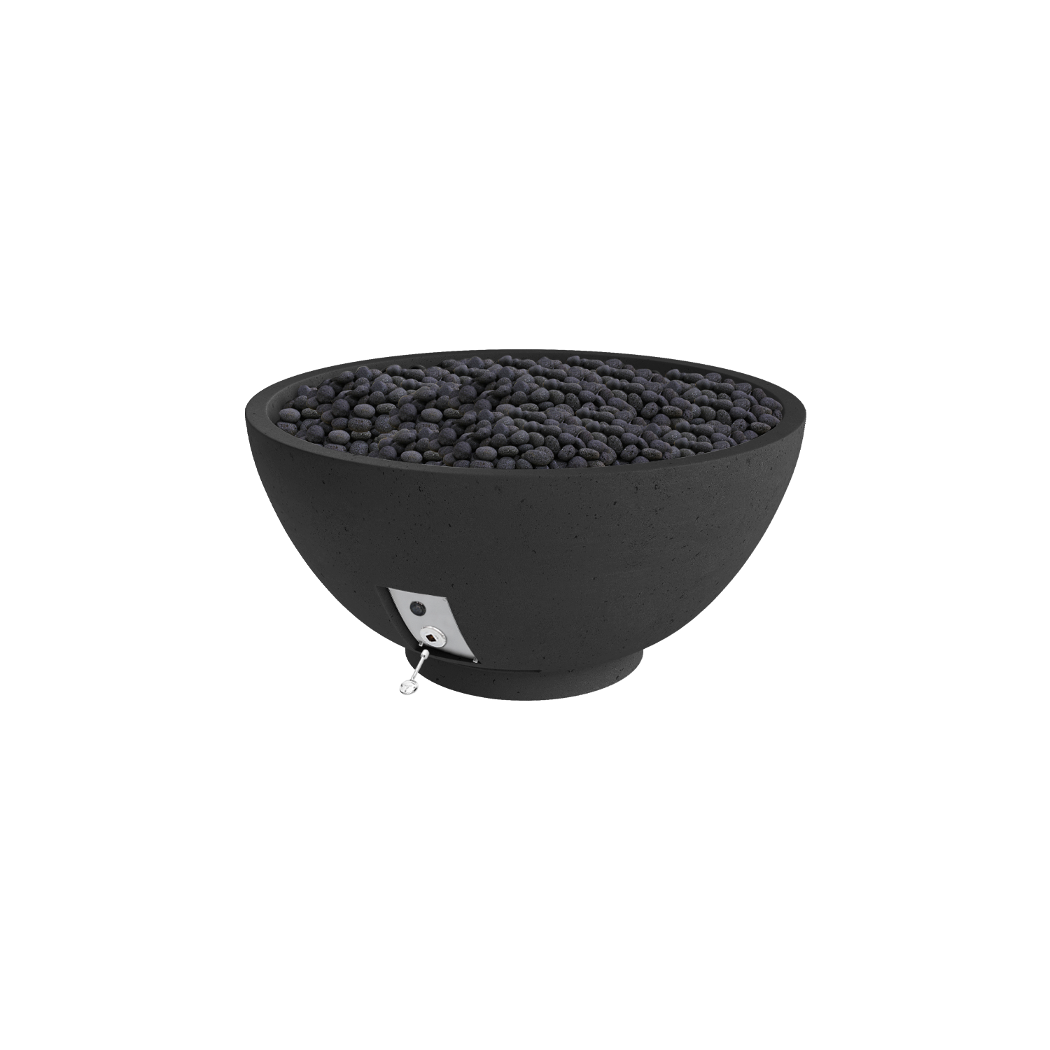 Firegear Sanctuary 3 GFRC fire bowl in Raven | Outdoor Heat Direct