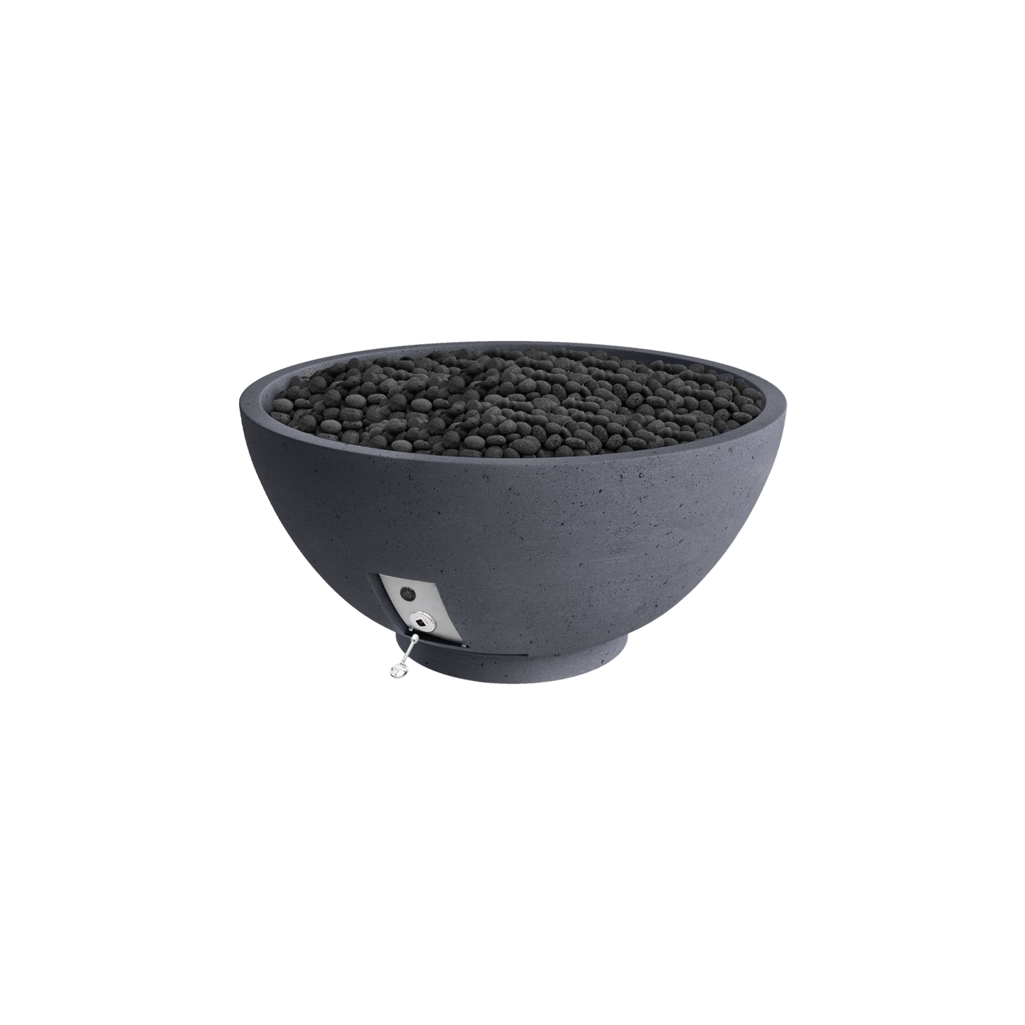 Firegear Sanctuary 3 GFRC fire bowl in Slate | Outdoor Heat Direct