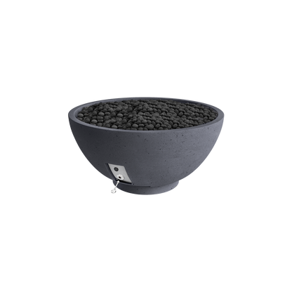 Firegear Sanctuary 3 GFRC fire bowl in Slate | Outdoor Heat Direct