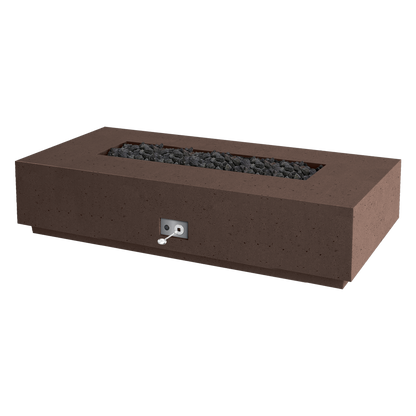 Firegear Sanctuary 1-76 GFRC fire table in Chocolate | Outdoor Heat Direct