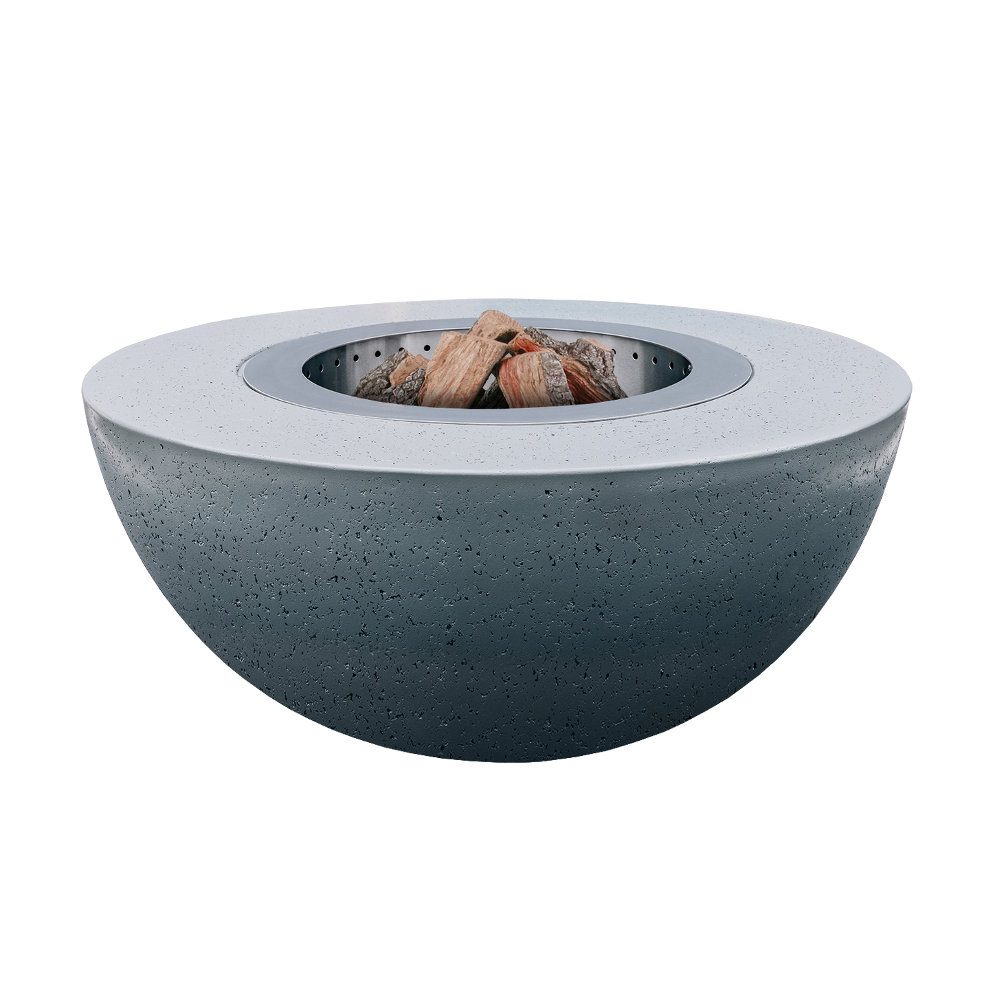 Firegear LUME Surround smokeless fire pit in Slate | Outdoor Heat Direct
