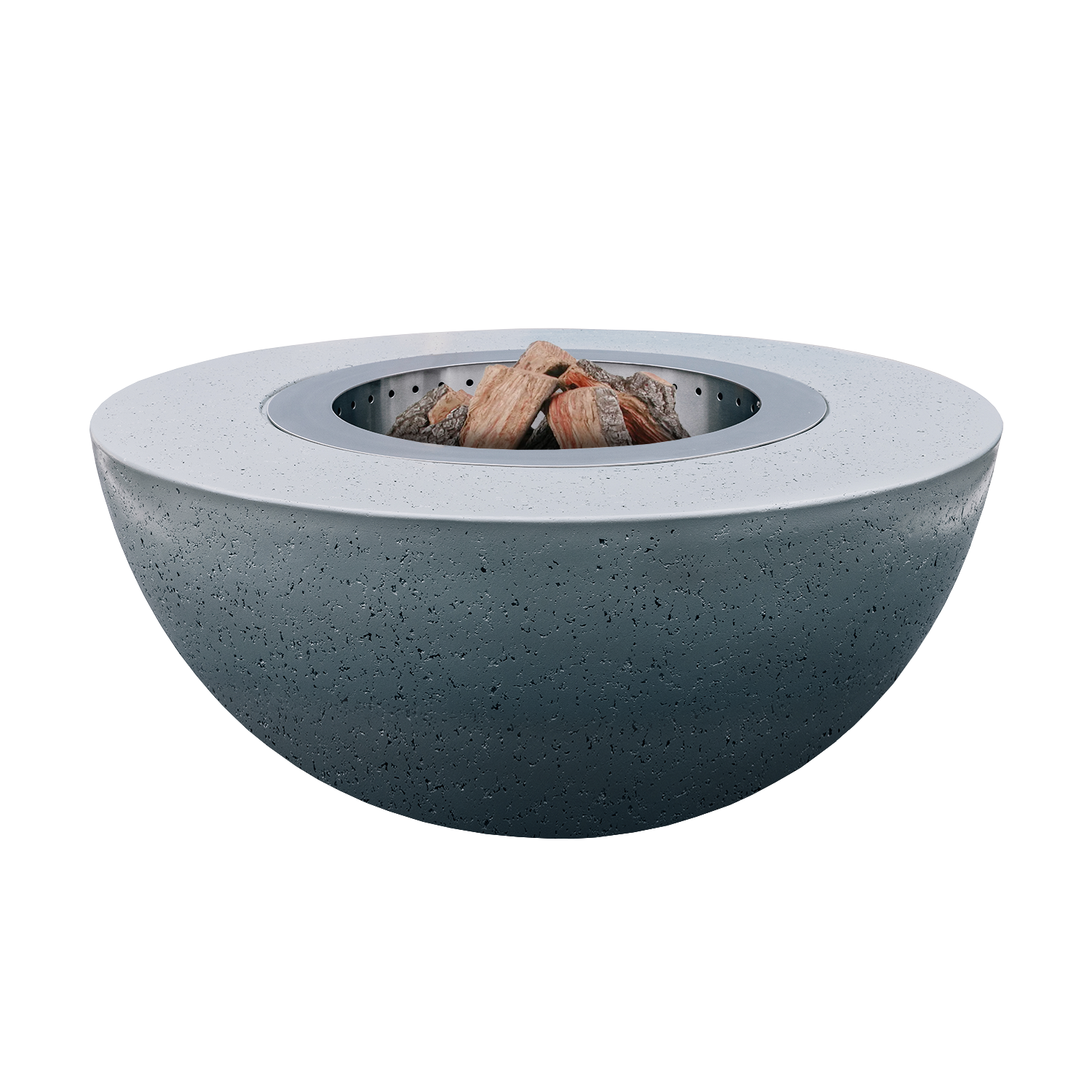 Firegear LUME Surround smokeless fire pit in Slate | Outdoor Heat Direct