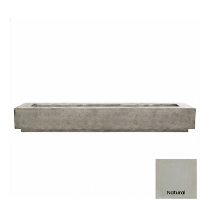 Tavola 110 Fire Table with Glass Wind Guard (Included) - Outdoor Heat Direct