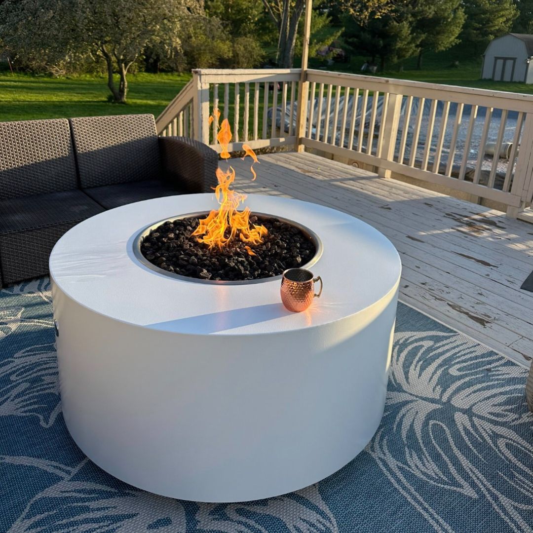Unity Steel Fire Pit - 24" Tall - Outdoor Heat Direct