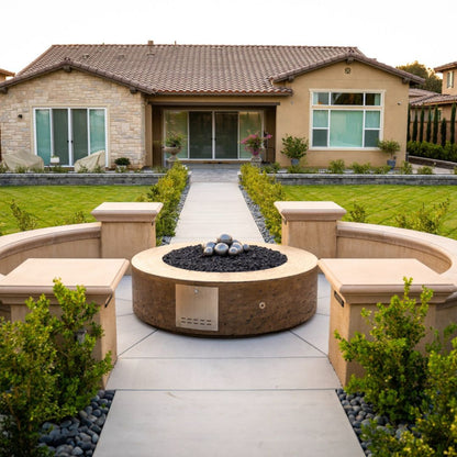 Unity Steel Fire Pit - 24" Tall - Outdoor Heat Direct