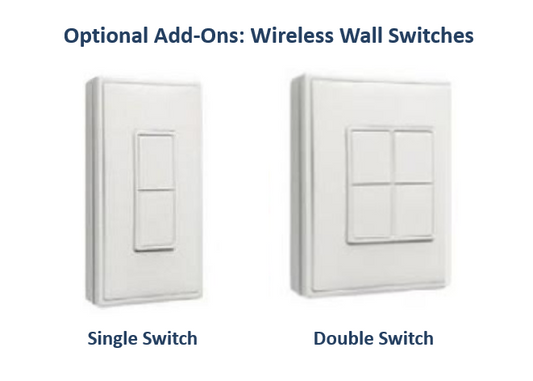 Heatstrip Single Wireless Wall Switch | Outdoor Heat Direct