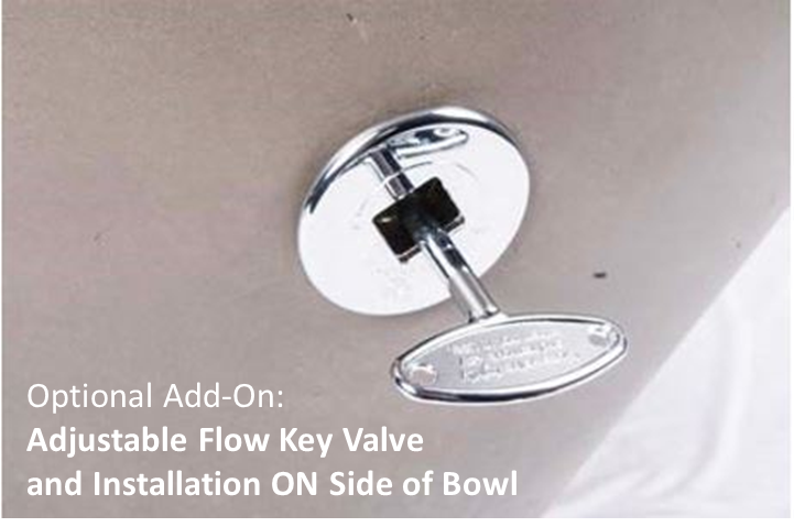 The Outdoor Plus Avalon Concrete Fire & Water Bowl + Free Cover  | Outdoor Heat Direct