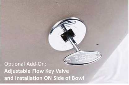 The Outdoor Plus Avalon Concrete Fire & Water Bowl + Free Cover  | Outdoor Heat Direct