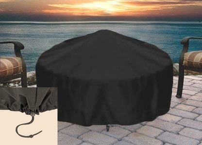 Low Boy Fire Pit by Fire Pit Art — included weather-proof fire pit cover | Outdoor Heat Direct