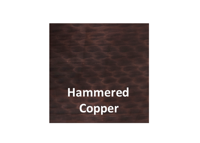 The Outdoor Plus Cazlon Hammered Copper Fire Pit / No Ledge + Free Cover | Outdoor Heat Direct