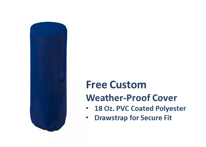 Vent Fire Torch / Stainless Steel - Free Cover ✓ [The Outdoor Plus] | Outdoor Heat Direct