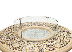 American Fyre Designs Cosmopolitan Round Firetable + Free Cover