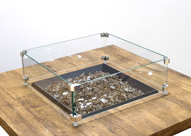 Cosmopolitan Square Dining Firetable + Free Cover- American Fyre Designs | Outdoor Heat Direct