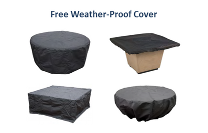 The Outdoor Plus Vallejo Metal Fire Pit + Free Cover | Outdoor Heat Direct