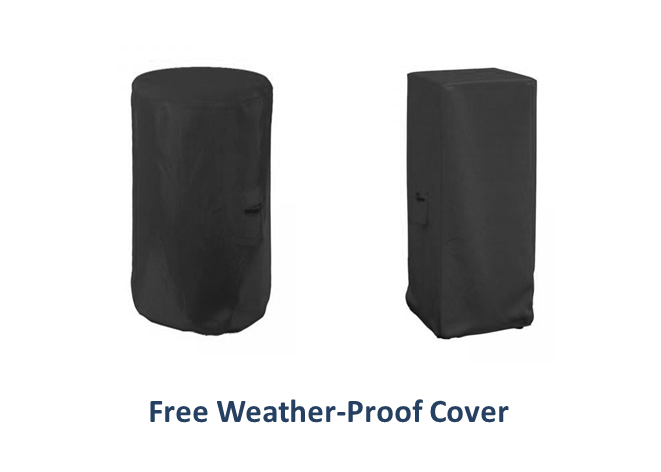 Eclipse Fire Urn + Free Cover - American Fyre Designs | Outdoor Heat Direct