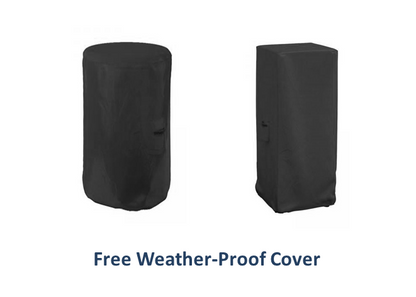 Eclipse Fire Urn + Free Cover - American Fyre Designs | Outdoor Heat Direct