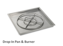 Load image into Gallery viewer, The Outdoor Plus 48&quot; x 48&quot; x 24&quot; Ready-to-Finish Square Gas Fire Table Kit + Free Cover - The Fire Pit Collection