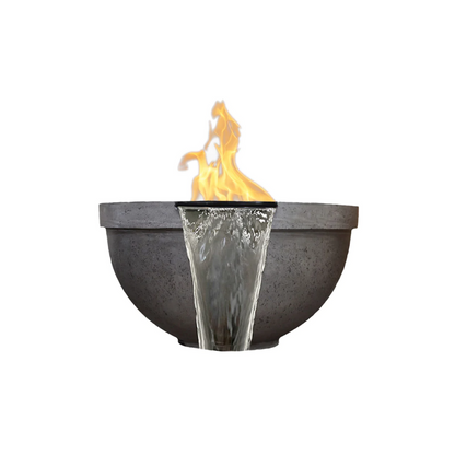 Fire & Water Bowl Sorrento 33" - Free Cover ✓ [Prism Hardscapes] | Outdoor Heat Direct