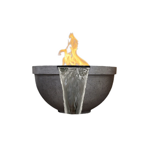 Fire & Water Bowl Sorrento 33" with Electronic Ignition - Free Cover ✓ [Prism Hardscapes]