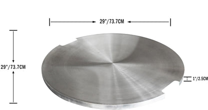 Elementi Lunar Bowl Stainless Steel Lid | Outdoor Heat Direct