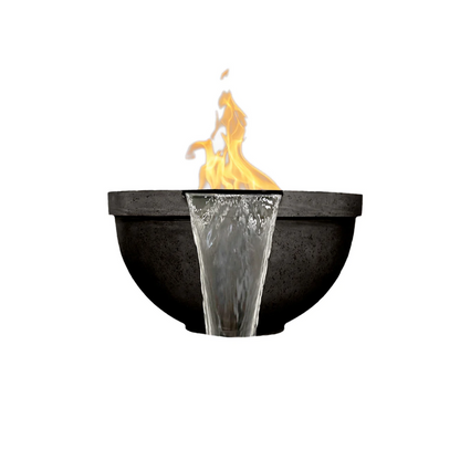 Fire & Water Bowl Sorrento 33" - Free Cover ✓ [Prism Hardscapes] | Outdoor Heat Direct