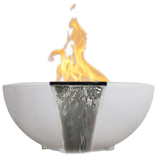 Fire & Water Bowl 29" Moderno 2 - Free Cover ✓ [Prism Hardscapes] | Outdoor Heat Direct