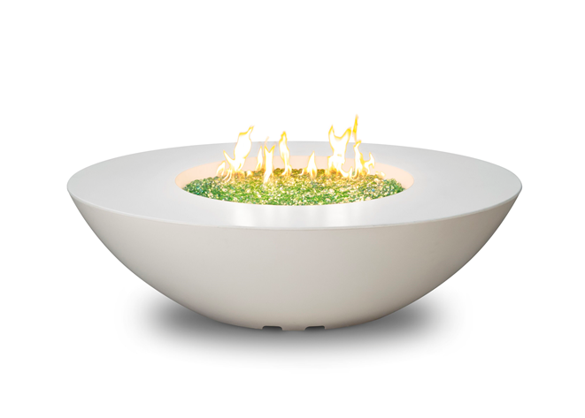 American Fyre Designs Calais Oval Firetable + Free Cover - The Fire Pit Collection