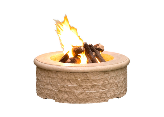 American Fyre Designs Chiseled Fire Pit + Free Cover - The Fire Pit Collection