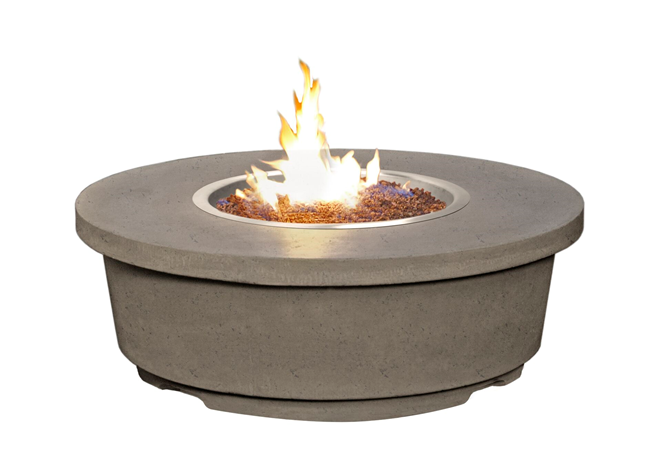 Contempo Round Firetable + Free Cover - American Fyre Designs | Outdoor Heat Direct