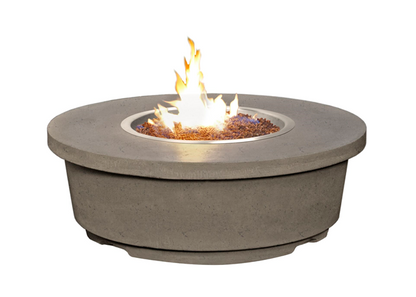 Contempo Round Firetable with Electronic Ignition + Free Cover - American Fyre Designs | Outdoor Heat Direct