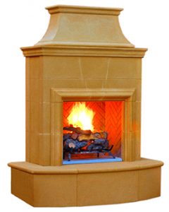 Petite Cordova Fireplace | Outdoor Heat Direct 