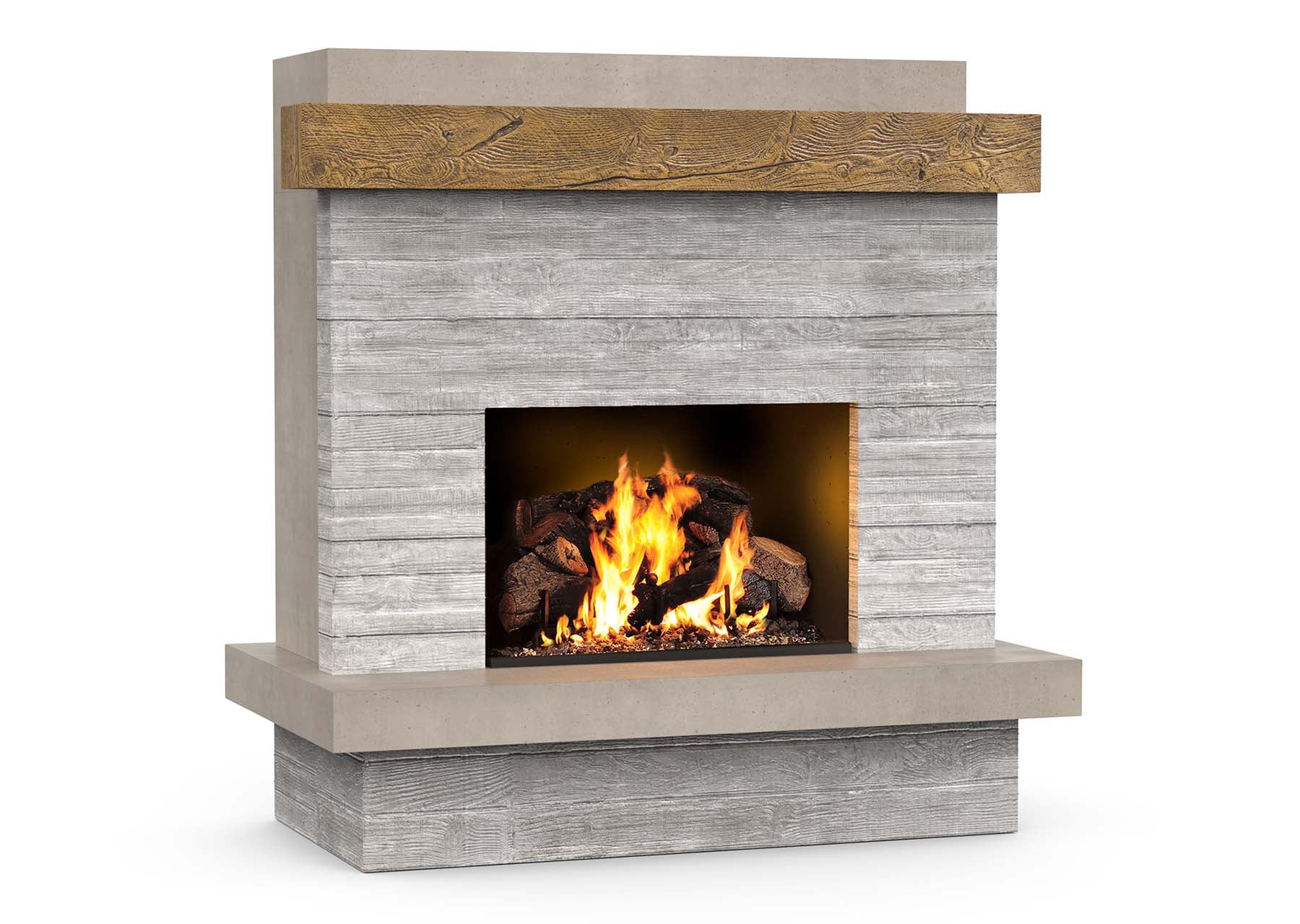 Brooklyn Smooth Fireplace | Outdoor Heat Direct