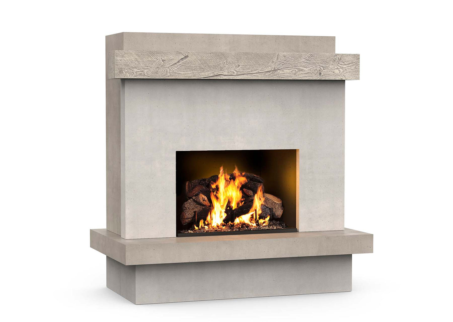 Brooklyn Smooth Fireplace | Outdoor Heat Direct