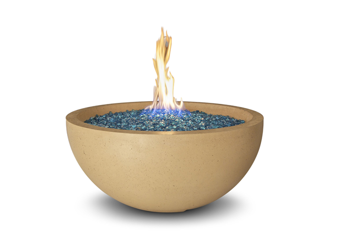 American Fyre Designs 36" Fire Bowl + Free Cover - Outdoor Heat Direct