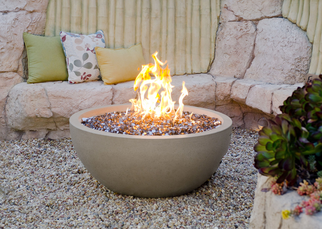 American Fyre Designs 36" Fire Bowl + Free Cover - Outdoor Heat Direct