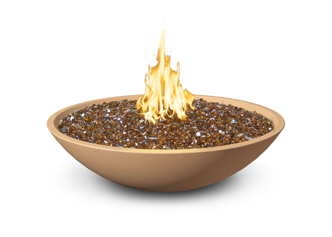 American Fyre Designs 40" Marseille Fire Bowl + Free Cover  | Outdoor Heat Direct