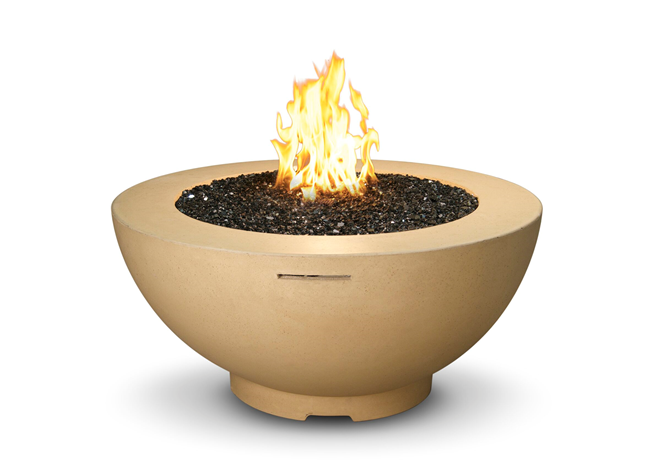 American Fyre Designs 48" Fire Bowl + Free Cover  | Outdoor Heat Direct