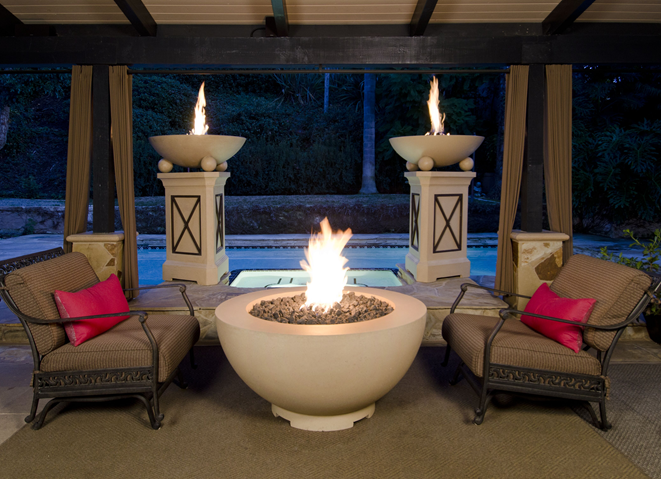 American Fyre Designs 48" Fire Bowl + Free Cover  | Outdoor Heat Direct
