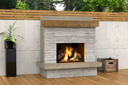 Brooklyn Smooth Fireplace | Outdoor Heat Direct