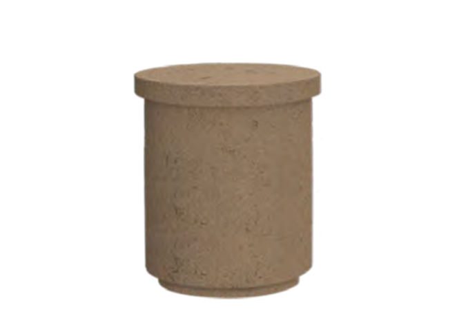 American Fyre Designs Contempo Tank / End Table  | Outdoor Heat Direct