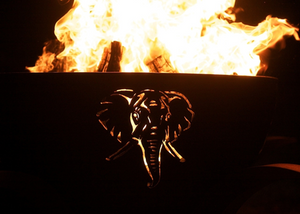 Fire Pit Art Africa's Big Five Wood Fire Pit + Free Weather-Proof Fire Pit Cover - The Fire Pit Collection