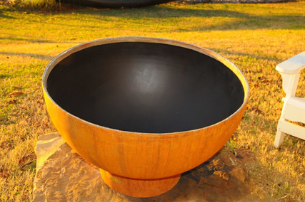 Fire Pit Art Crater Fire Pit + Free Weather-Proof Fire Pit Cover - The Fire Pit Collection