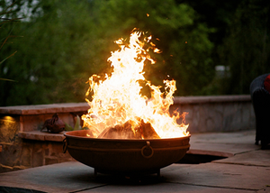 Fire Pit Art Emperor Fire Pit + Free Weather-Proof Fire Pit Cover - The Fire Pit Collection