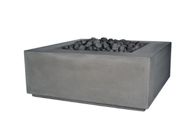 Aura Square Fire Pit with Electronic Ignition [Fire by Design ...