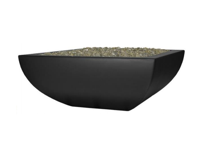 Fire by Design Legacy Low Square Fire Bowl / Electronic Ignition