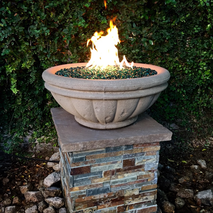 Tuscany Fire Bowl with Electronic Ignition - Free Cover ✓ [Fire by Design]