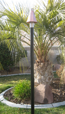 Fire by Design Aluminum Powder Coated Tiki Torch Pole  | Outdoor Heat Direct